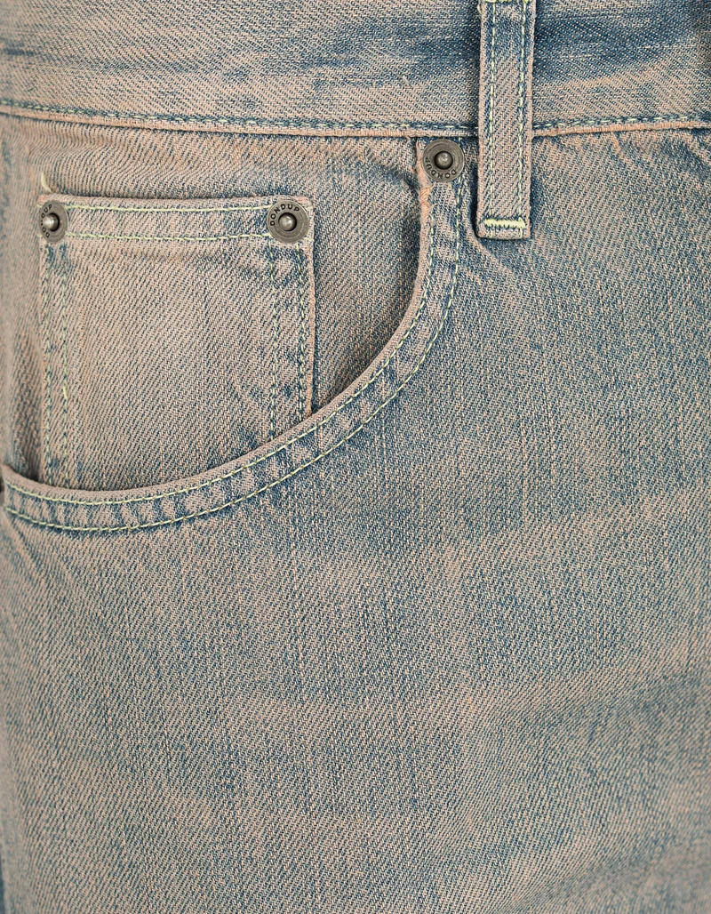 Washed-Out Jeans mit Farbverlauf