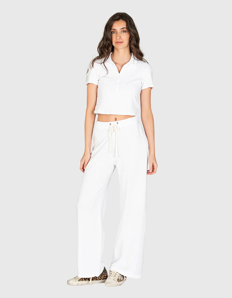 Wide-Leg Jogginghose