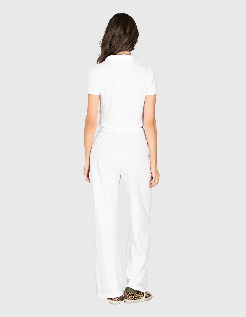 Wide-Leg Jogginghose