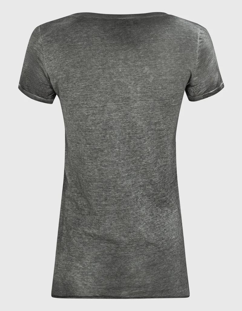 T-Shirt im Washed-Out Look