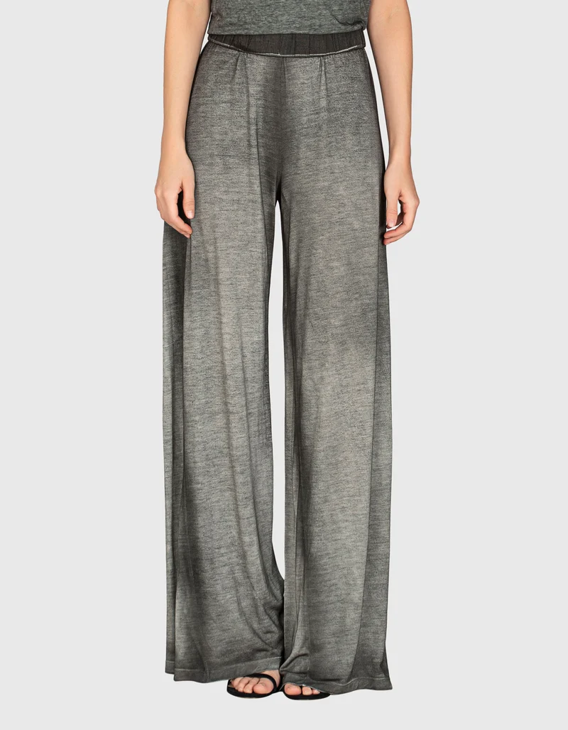 Wide-Leg Hose mit elastischem Bund