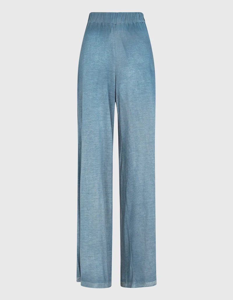 Wide-Leg Hose mit elastischem Bund
