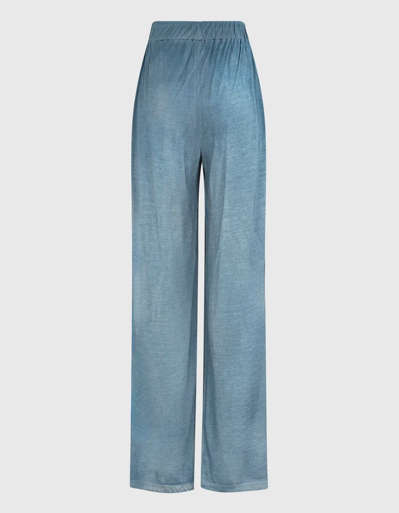 Wide-Leg Hose mit elastischem Bund
