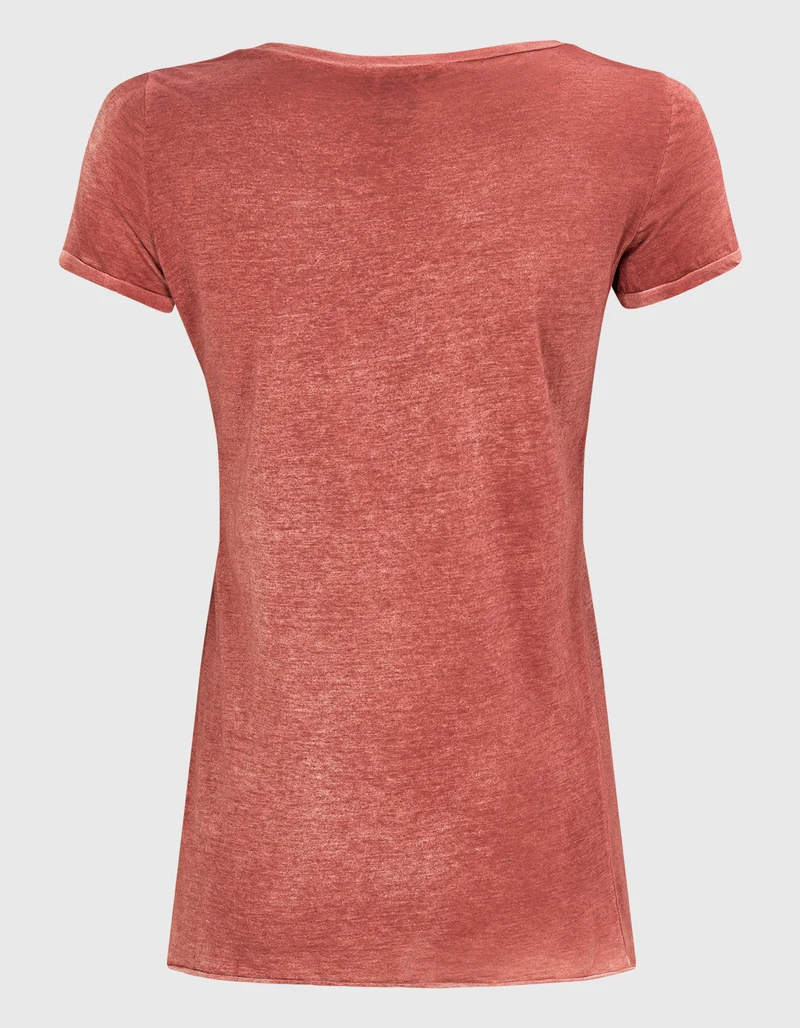 T-Shirt im Washed-Out Look
