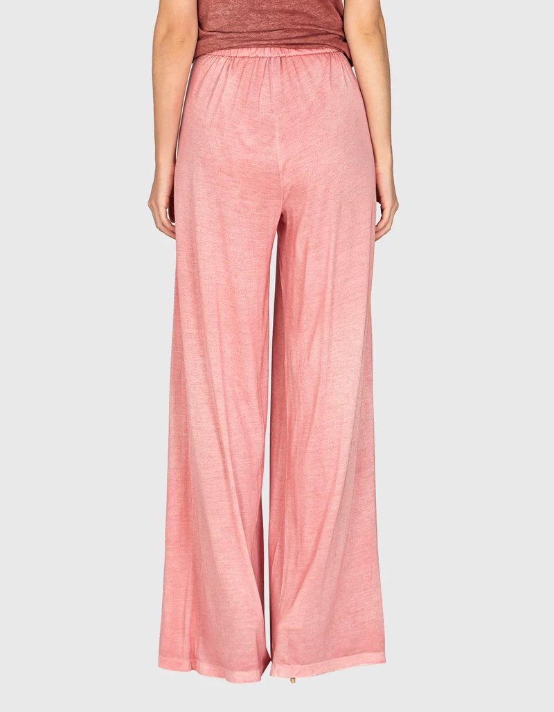 Wide-Leg Hose mit elastischem Bund