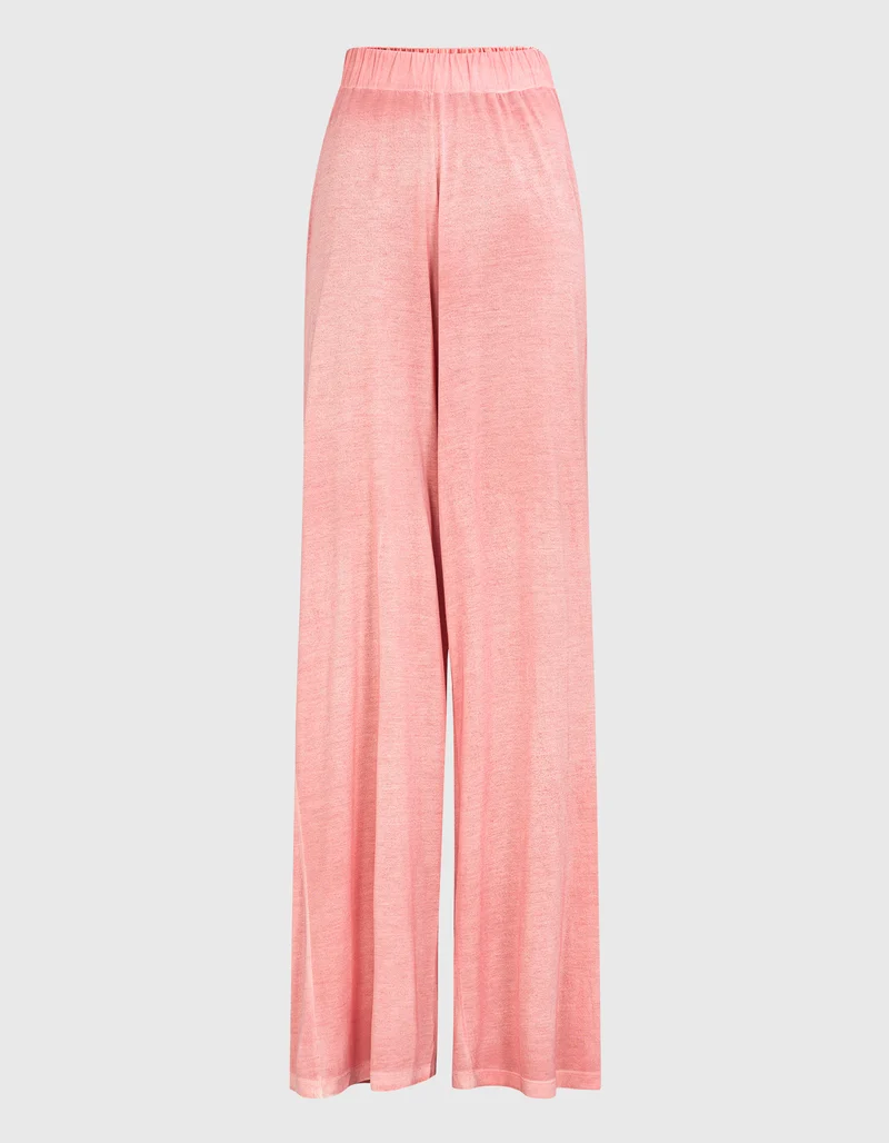 Wide-Leg Hose mit elastischem Bund