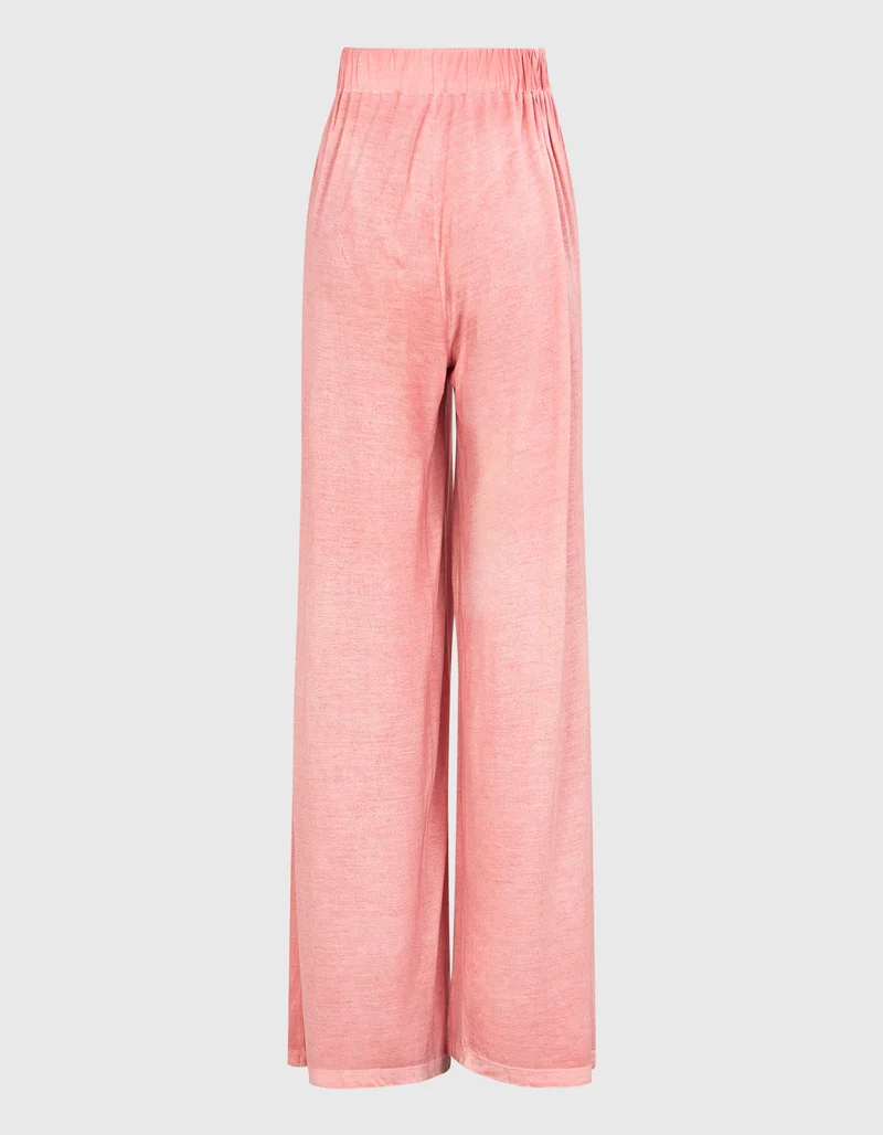 Wide-Leg Hose mit elastischem Bund