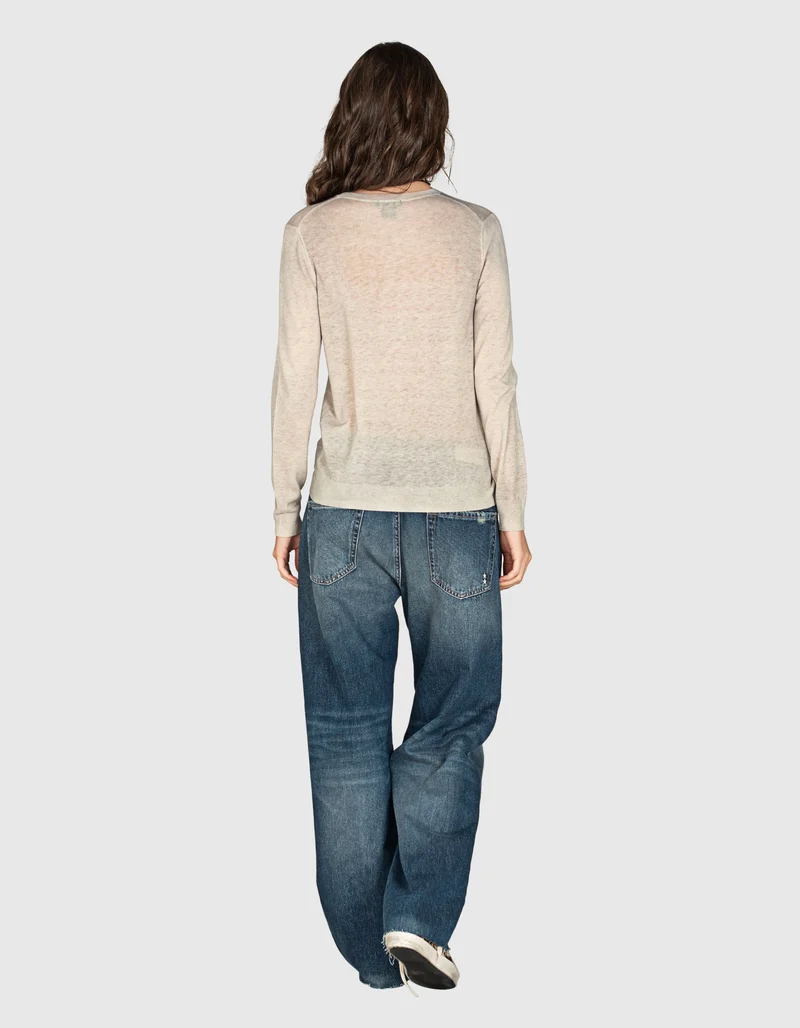 Feinstrick-Kaschmirpullover