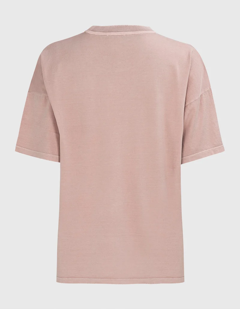 Bedrucktes Washed-Out T-Shirt