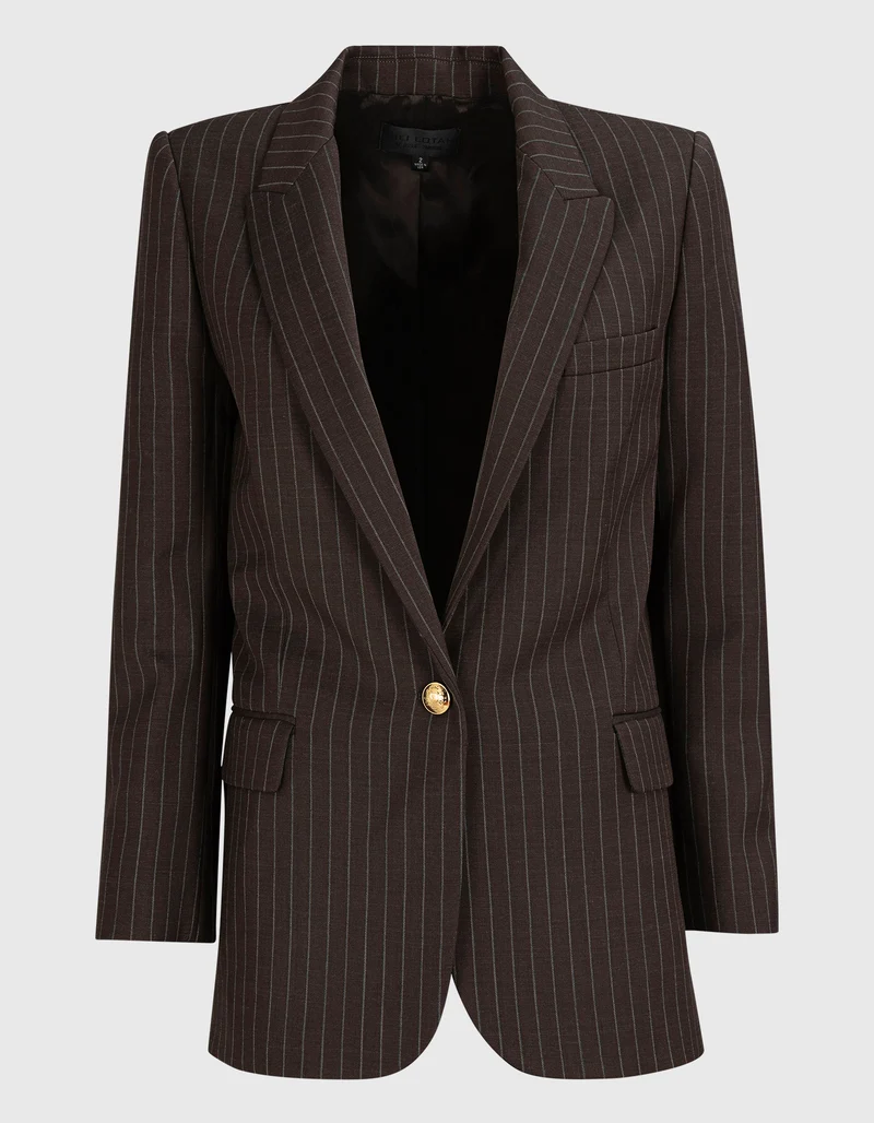 Woll-Blazer Diane mit Nadelstreifen