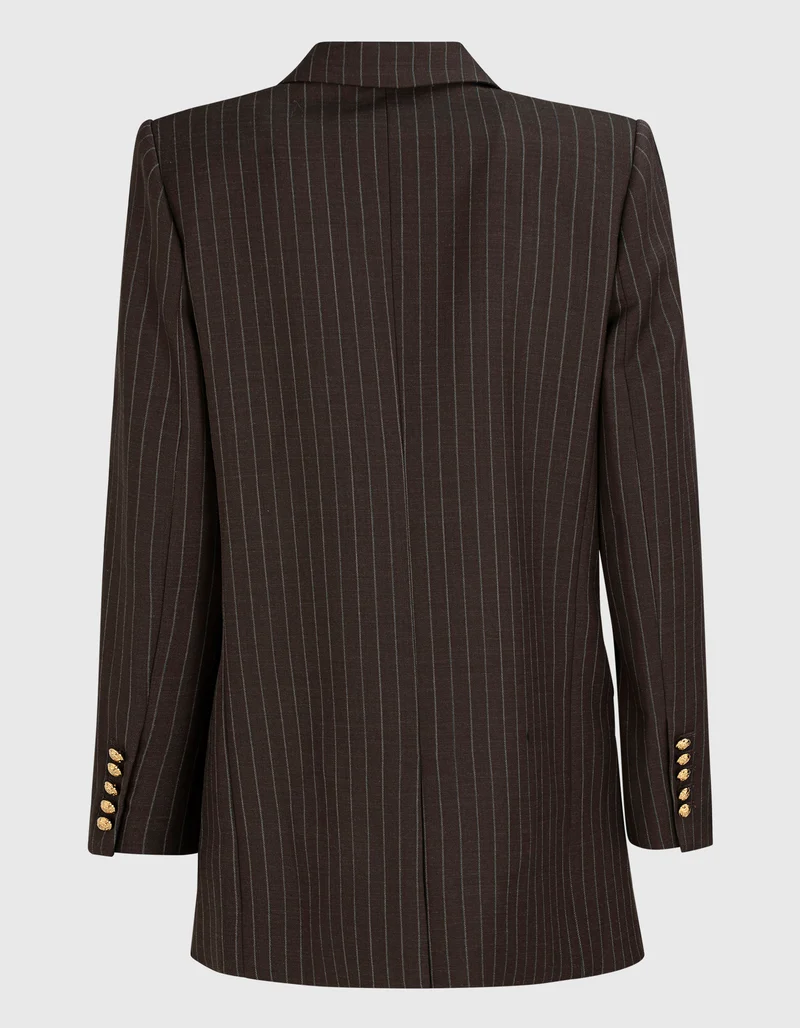 Woll-Blazer Diane mit Nadelstreifen