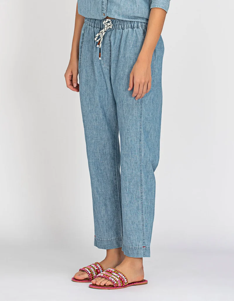 Washed-Out Jeanshose Draper mit elastischem Bund
