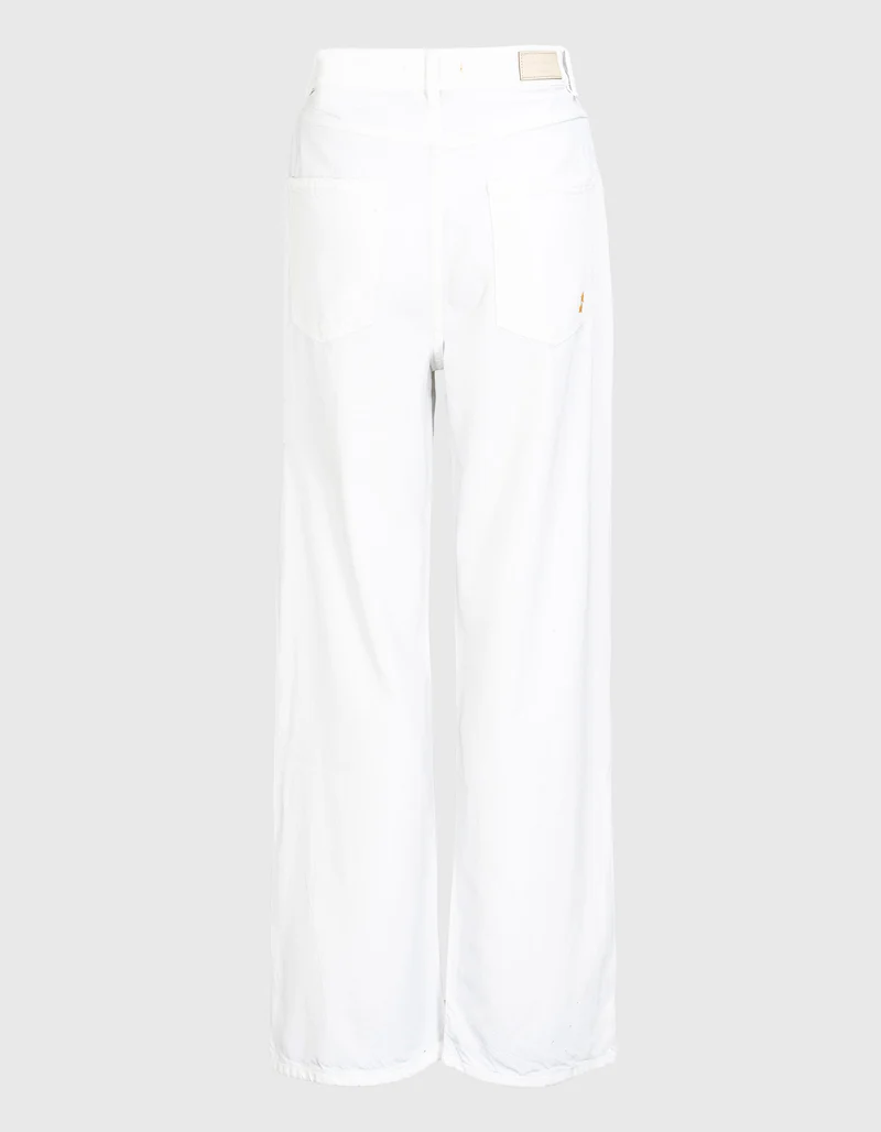 Destroyed Wide-Leg Jeans Poppy