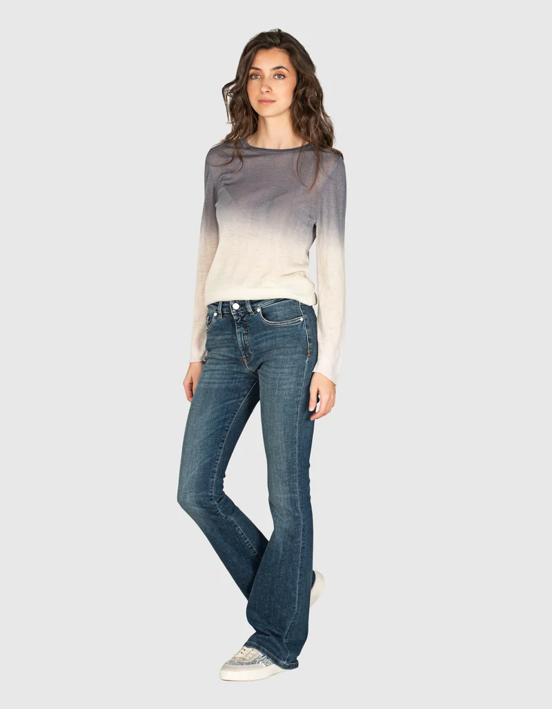 Flared-Leg Jeans
