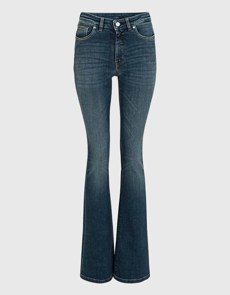 Flared-Leg Jeans