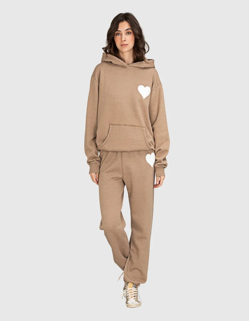 Jogginghose mit Herz-Print