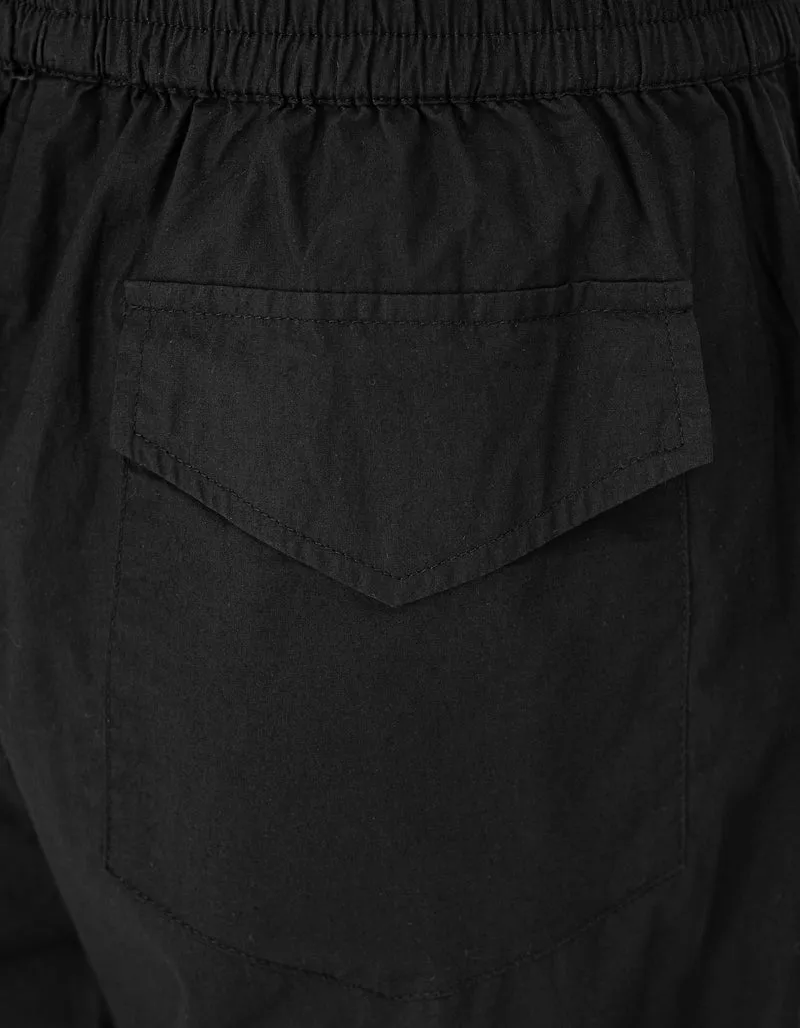 Wide-Leg Hose mit aufgesetzten Taschen
