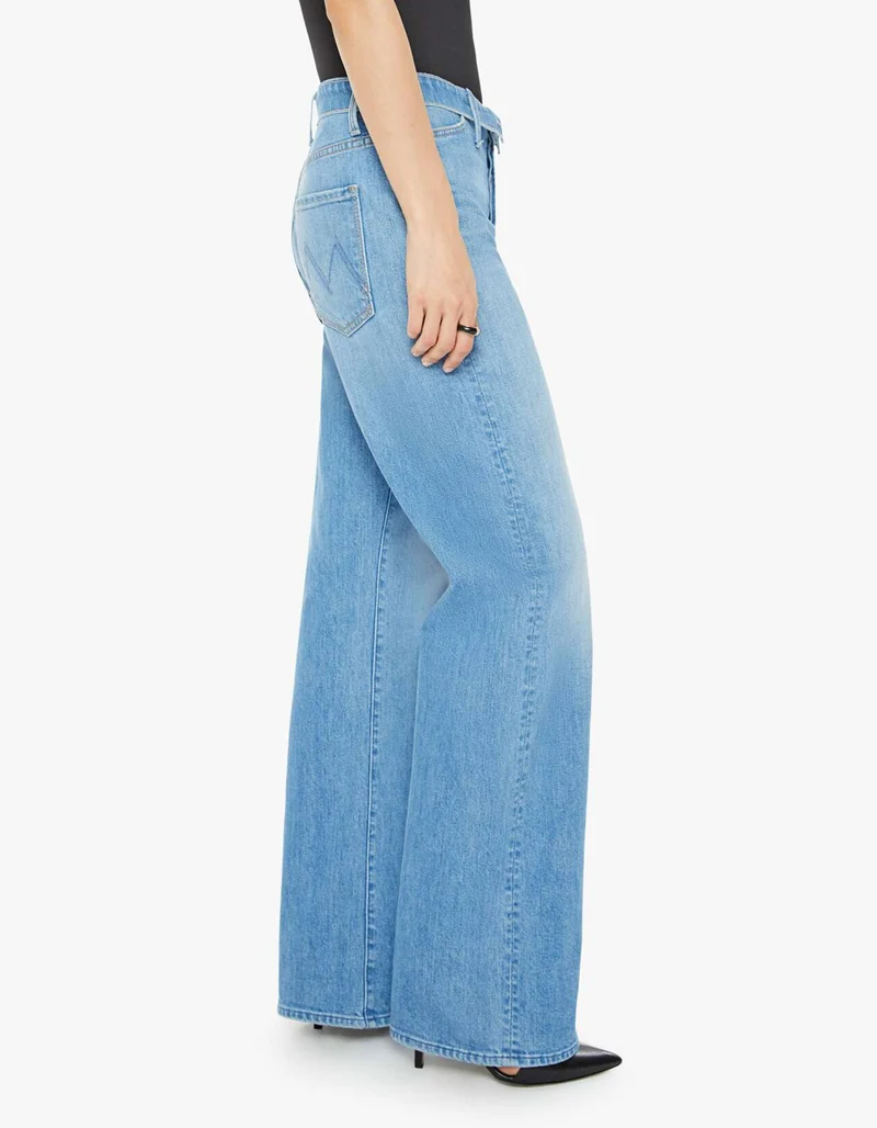 Wide-Leg Jeans mit Bundumschlag