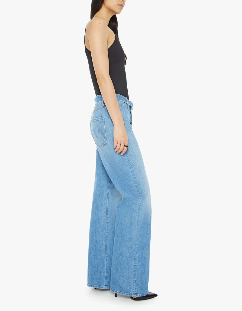 Wide-Leg Jeans mit Bundumschlag