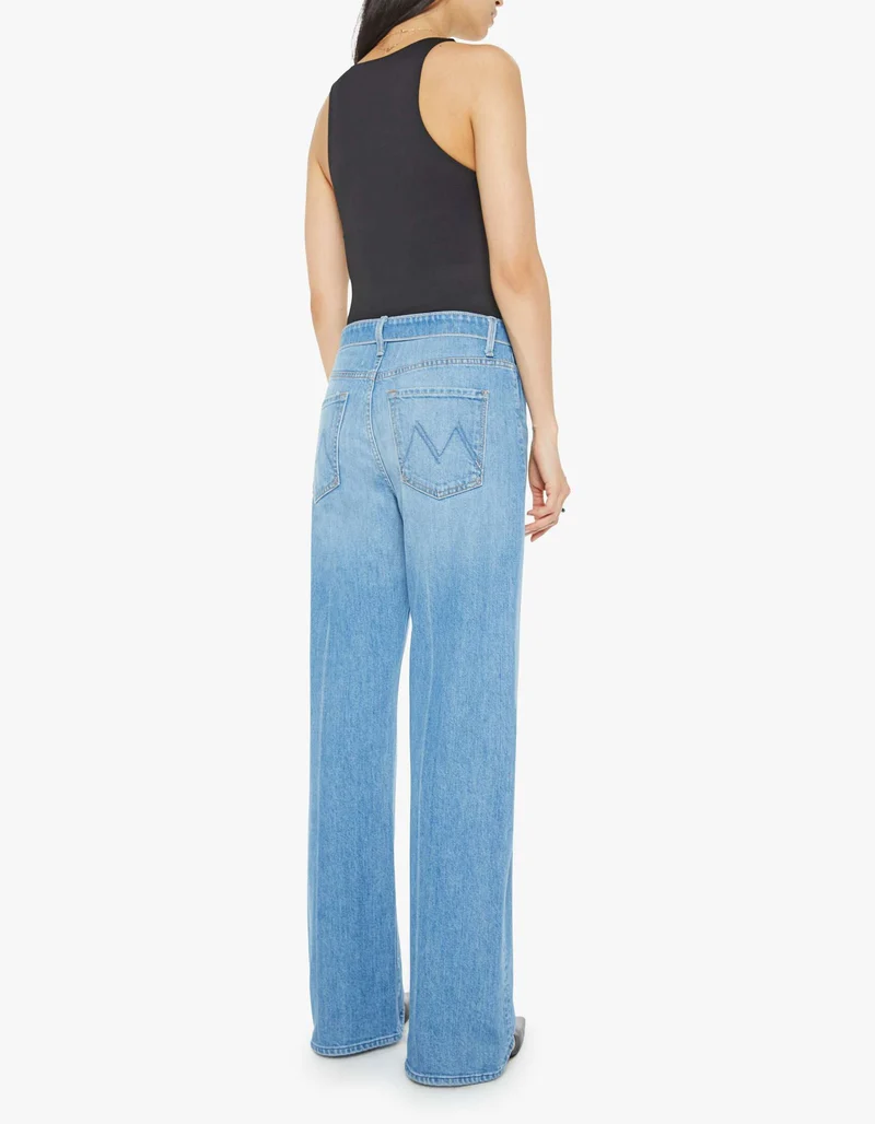 Wide-Leg Jeans mit Bundumschlag