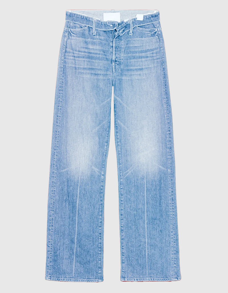 Wide-Leg Jeans mit Bundumschlag