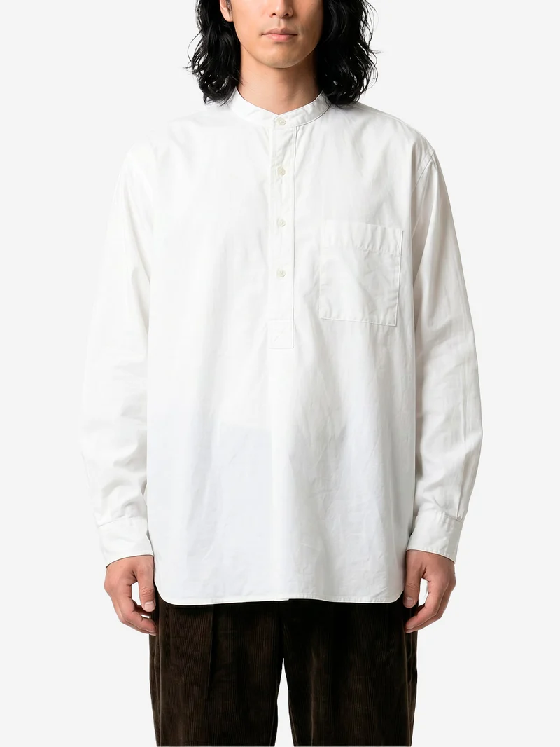 Camicia Pullover bianca alla Coreana Broad