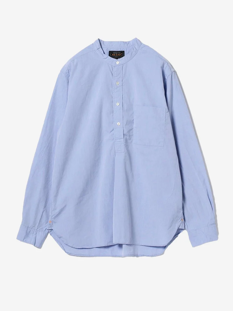 Camicia Pullover blu alla Coreana Broad