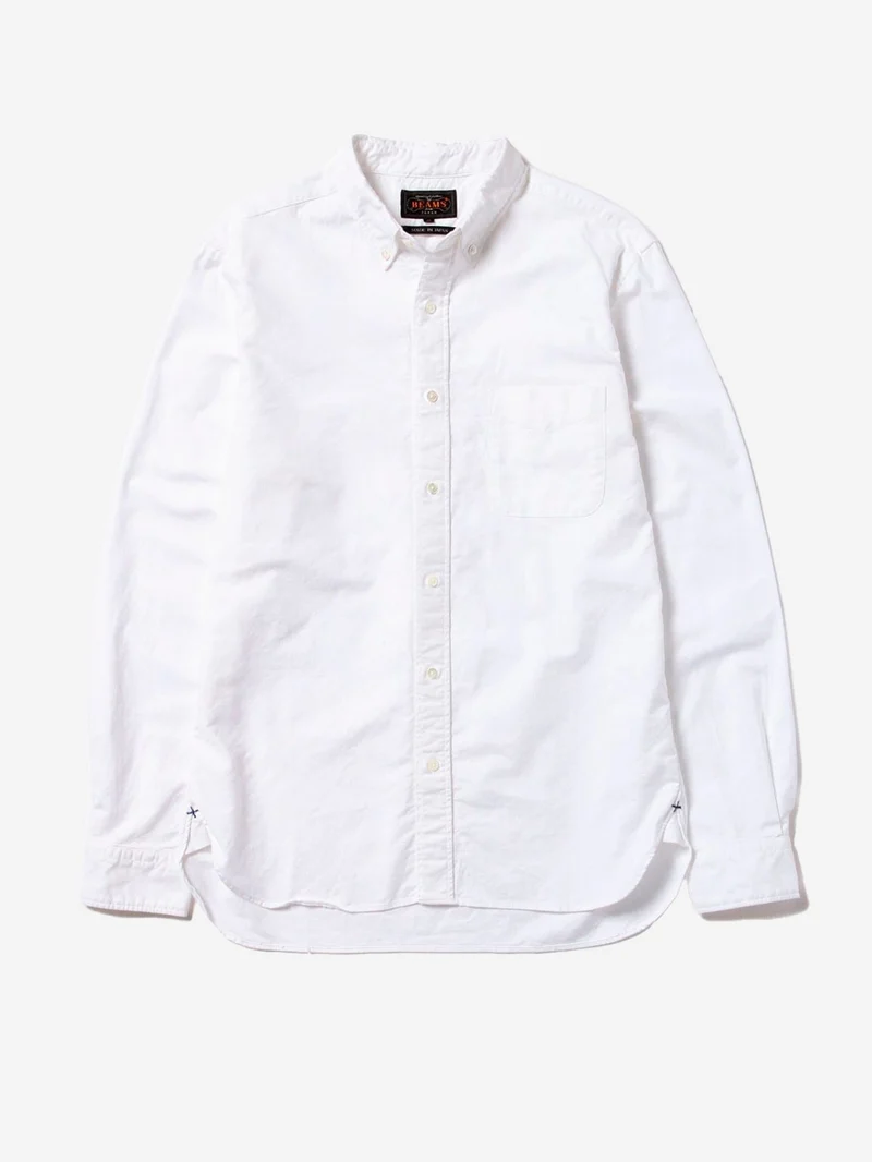 Camicia Button-Down Oxford bianca