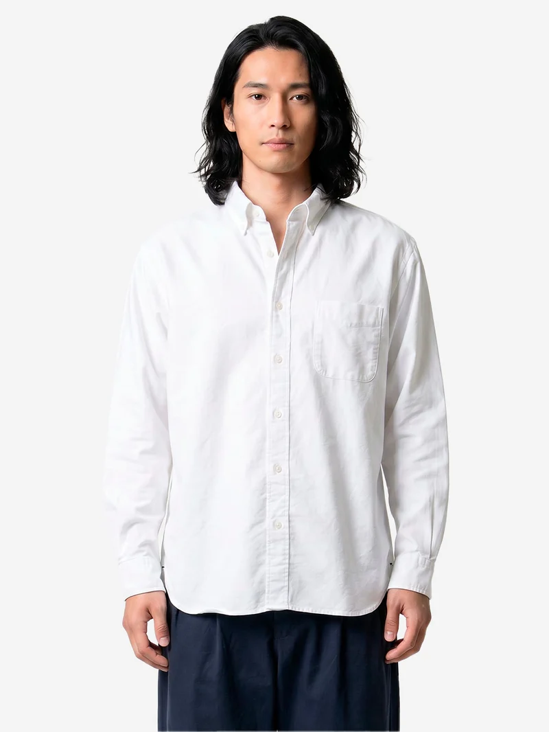 Camicia Button-Down Oxford bianca
