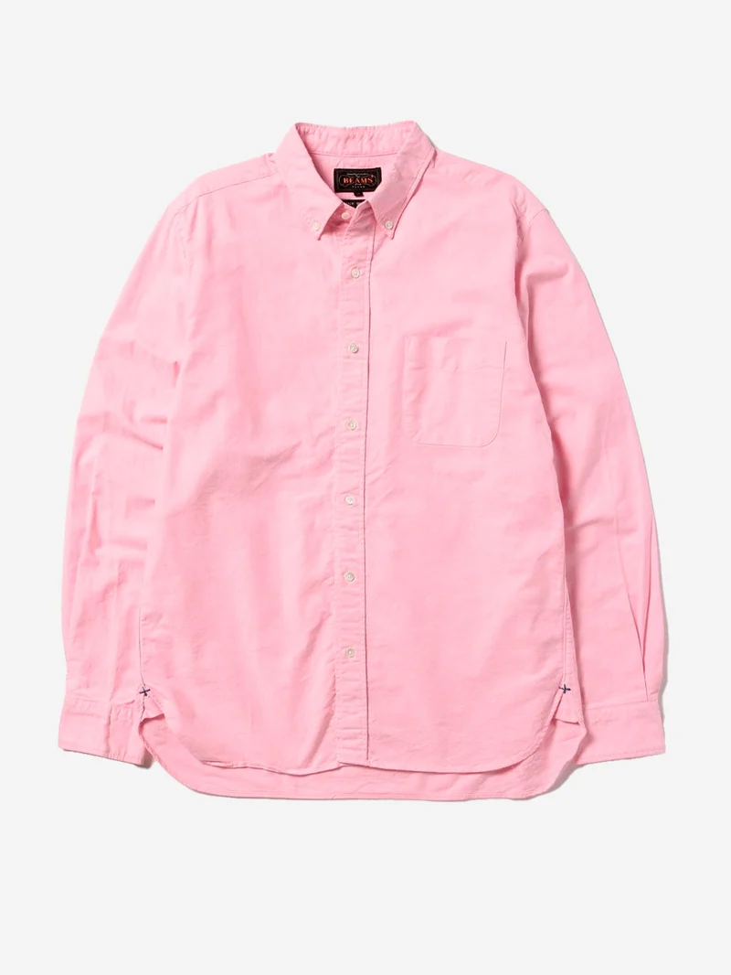 Camicia Button-Down Oxford rosa