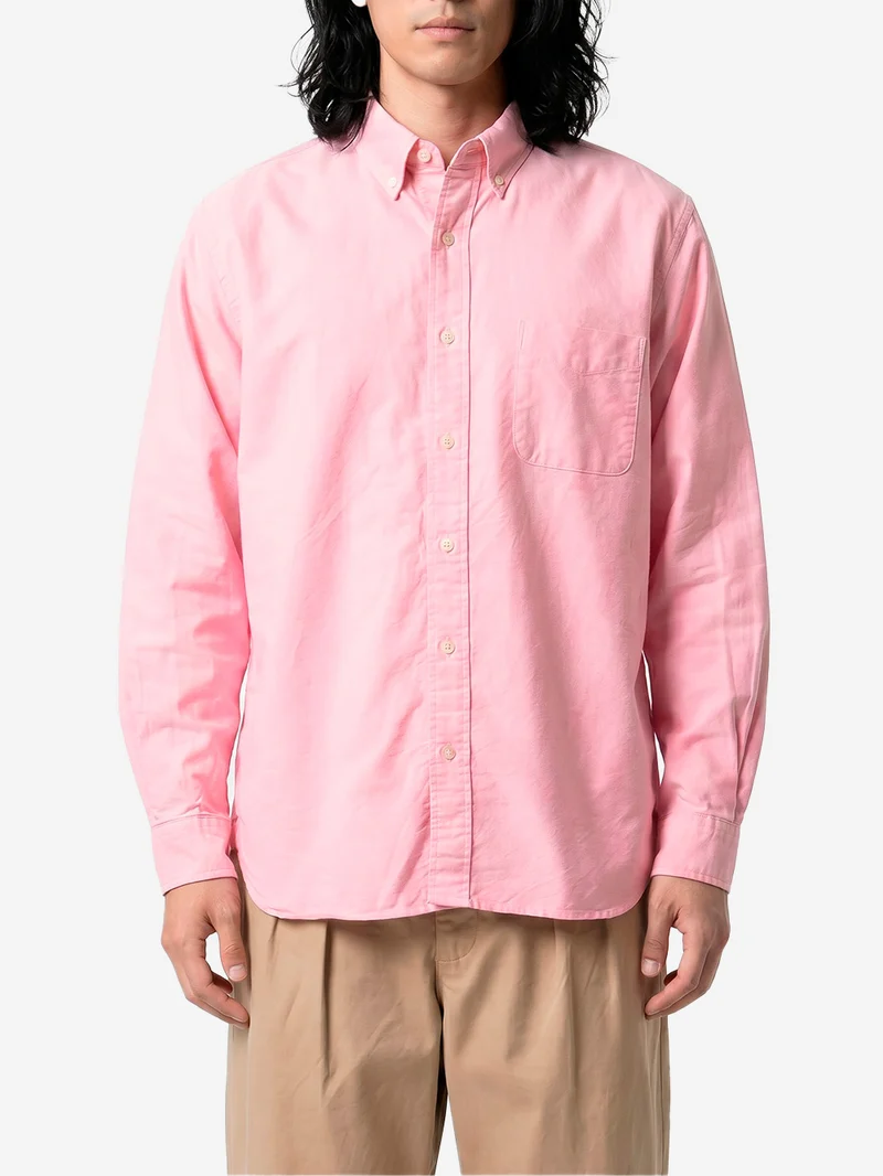 Camicia Button-Down Oxford rosa