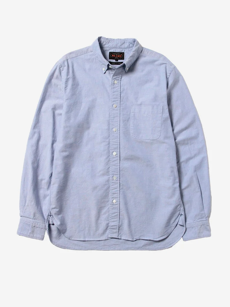 Camicia Button-Down Oxford blu