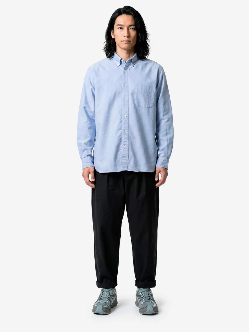 Camicia Button-Down Oxford blu