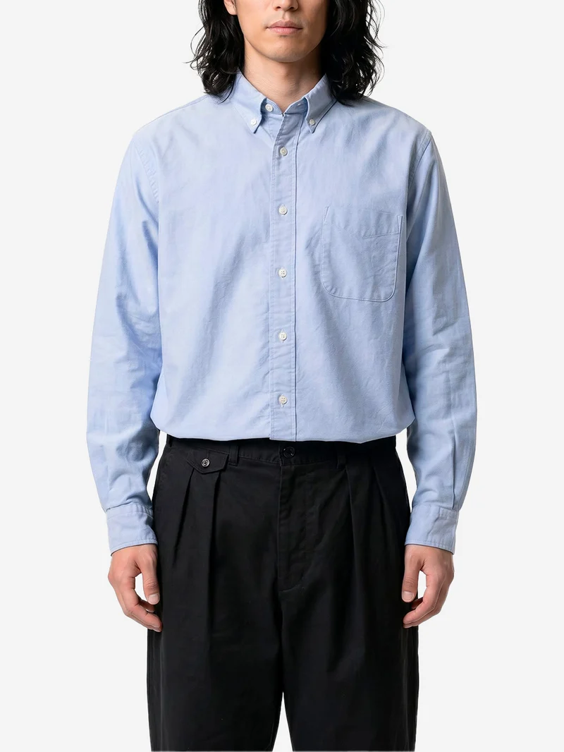 Camicia Button-Down Oxford blu