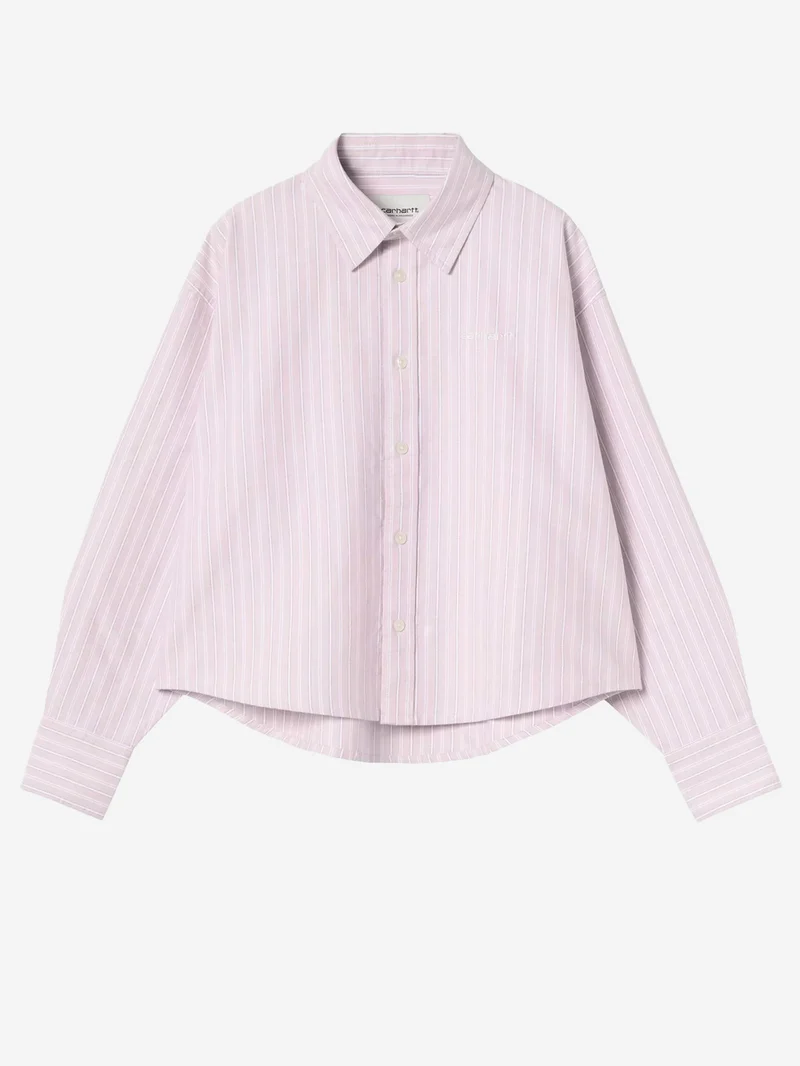 Camicia L/S 'Kanan' a righe rosa