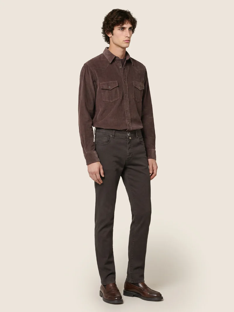 Bard — Cotton and Lyocell Stretch Twill Pants