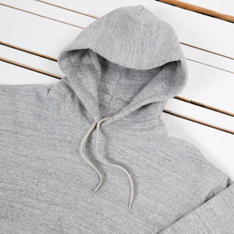 10 oz. Loopwheel Hooded Sweatshirt Grau Meliert