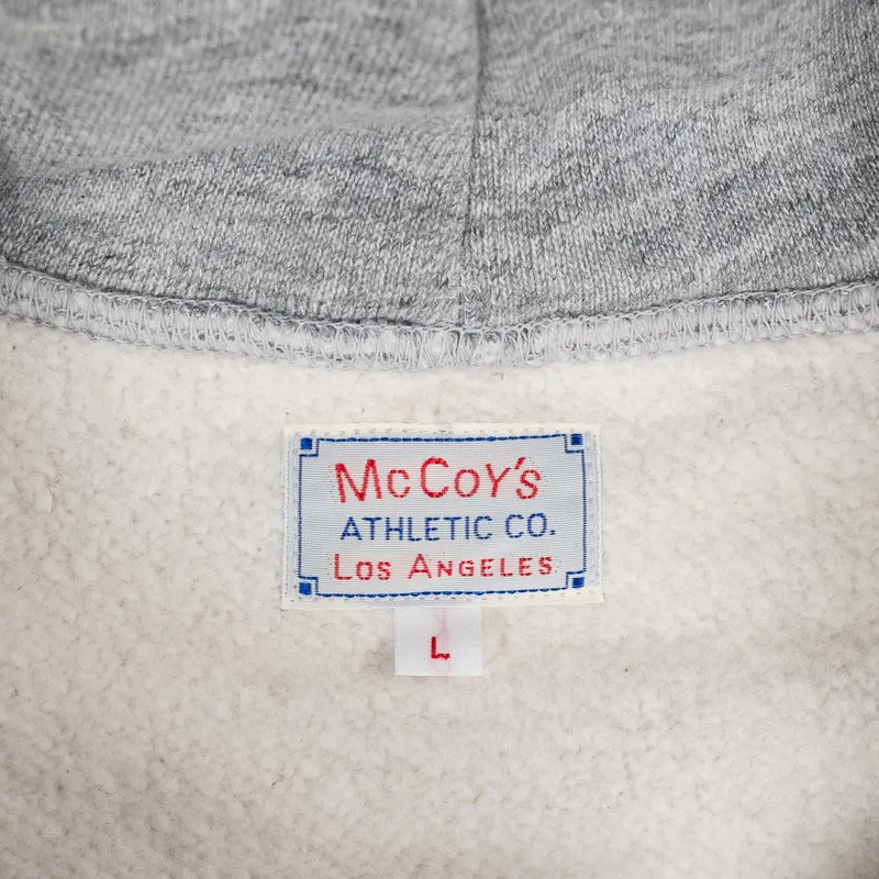 10 oz. Loopwheel Hooded Sweatshirt Grau Meliert