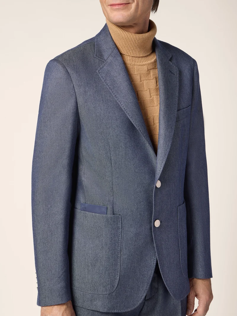Loro Piana Cashmere Twill Blazer
