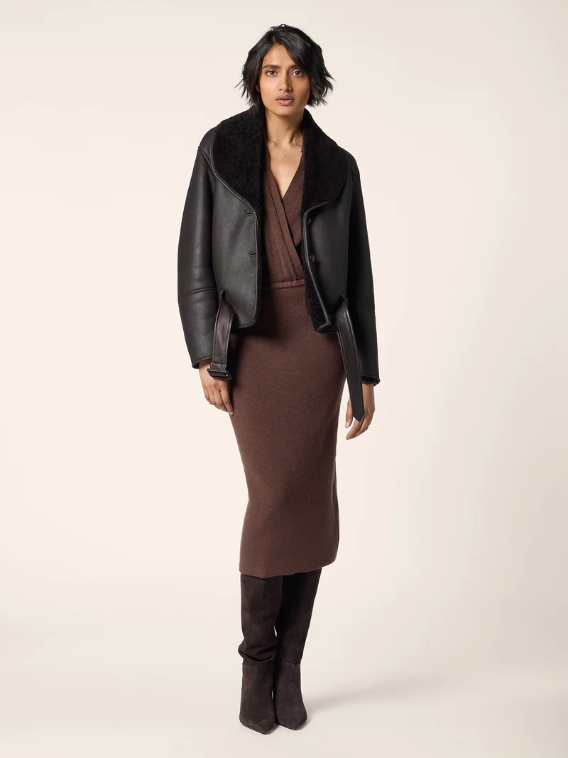 Merinos Shearling and Nappa Leather Jacket