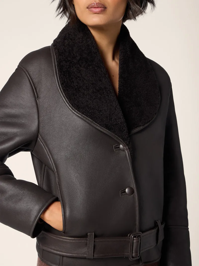 Merinos Shearling and Nappa Leather Jacket
