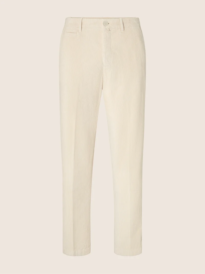 Justin — Wide-Ribbed Corduroy Pants