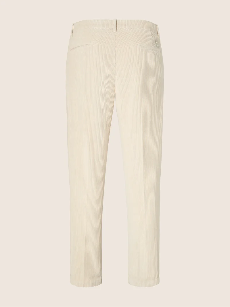 Justin — Wide-Ribbed Corduroy Pants
