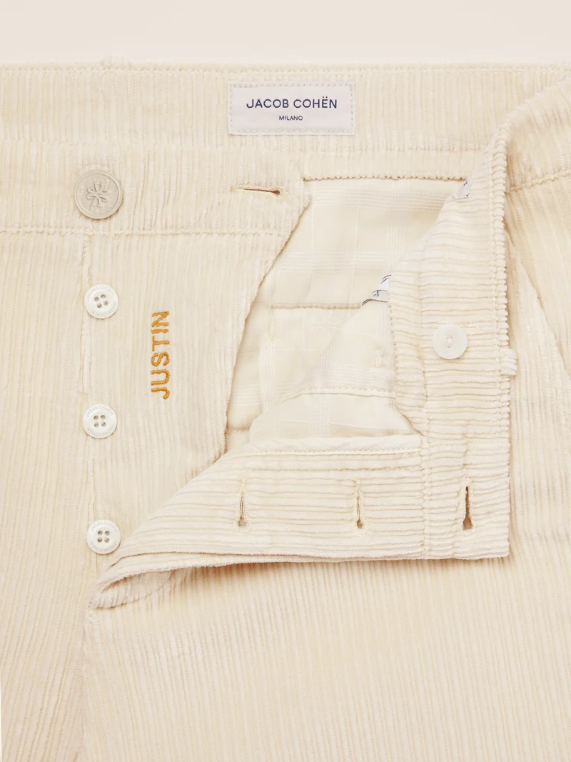 Justin — Wide-Ribbed Corduroy Pants