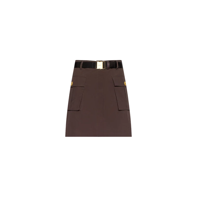 Norene Nylon Mini Skirt