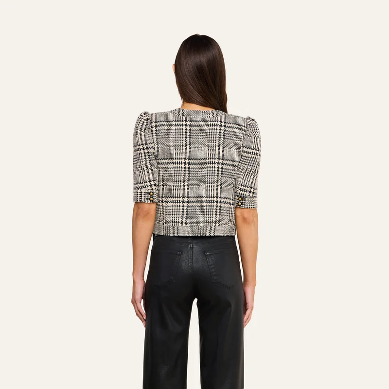 Allegra Cropped Tweed Jacket