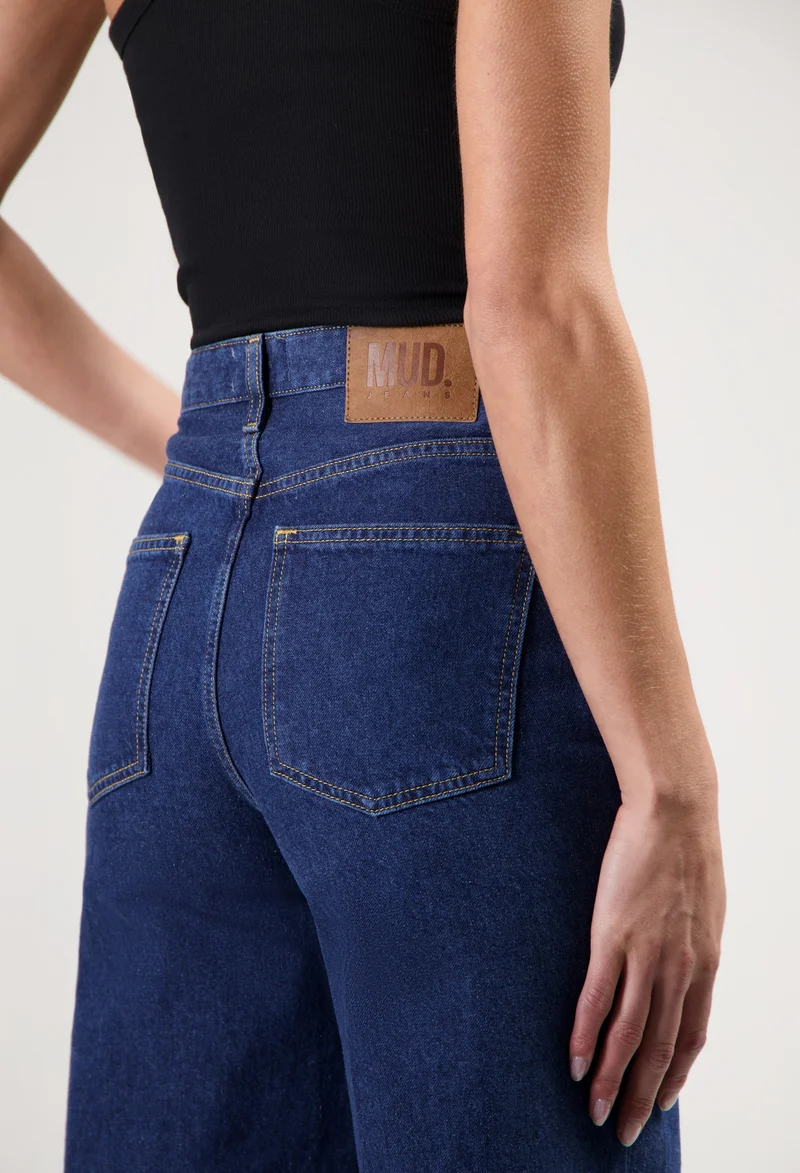 Sara High Loose - Stone Indigo