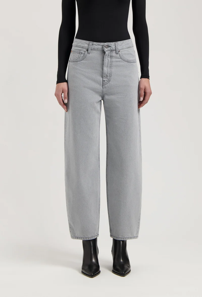 Brooke High Barrel - Light Grey