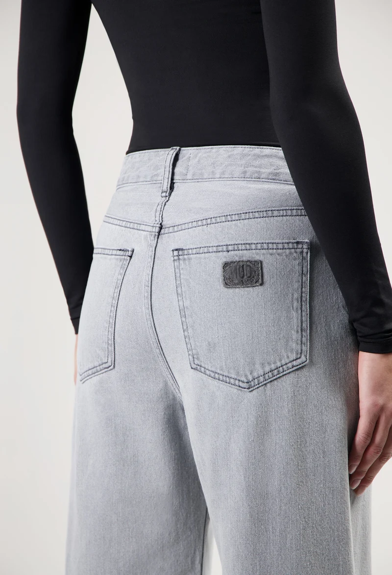 Brooke High Barrel - Light Grey