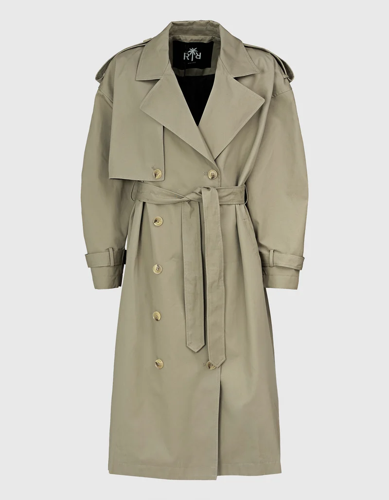 Doppelreihiger Trenchcoat Joely mit Bindegürtel